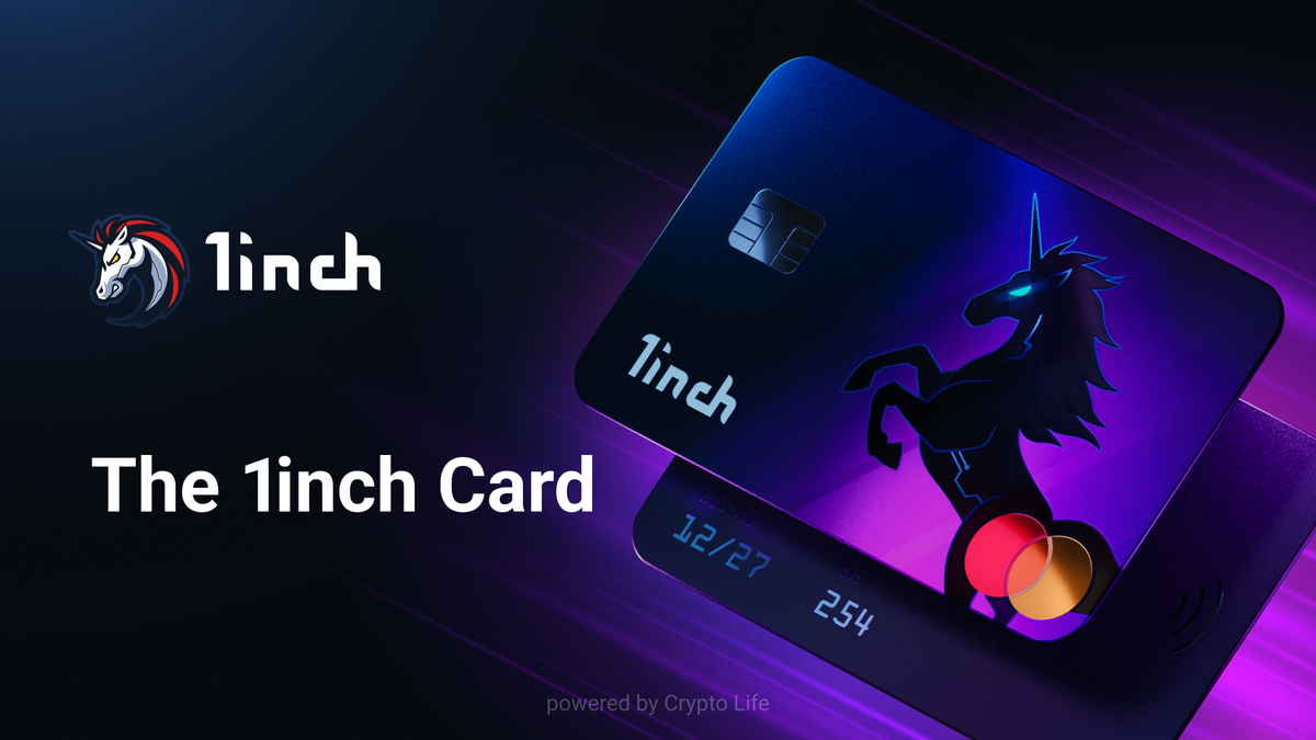 1inch Card — official page screenshot