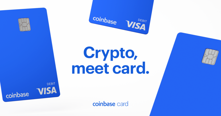 Coinbase Card — official website screenshot